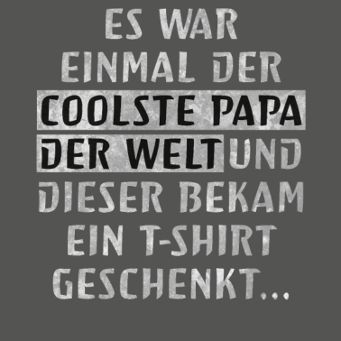 Motiv Coolster Papa Vater Vatertag Geschenk Sprüche