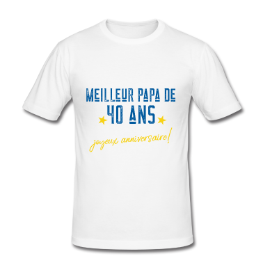 Geburtstagsgeschenk Vater T-Shirt - Bester Vater 40 Jahre Geburtstagsgeschenk T-Shirt