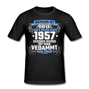 Geburtstagsgeschenk Vater T-Shirt - 1957 Geburtstagsgeschenk