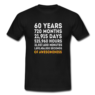 Geburtstagsgeschenk Vater T-Shirt - 60. Geburtstagsgeschenk, 60 Jahre alte Geburtstagsgeschenke
