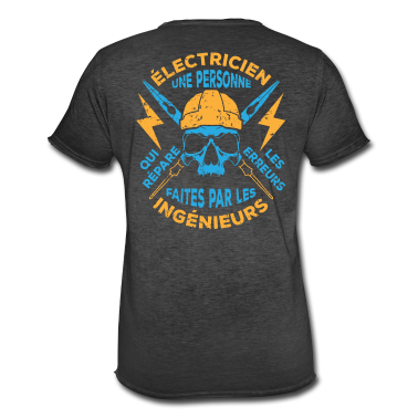 Geburtstagsgeschenk Vater T-Shirt - Elektriker, Elektriker, Elektriker, Elektriker, Elektriker