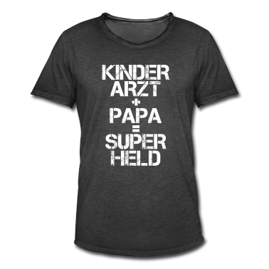 Geburtstagsgeschenk Vater T-Shirt - Kinderarzt Arzt Papa Vater Superheld Geschenk