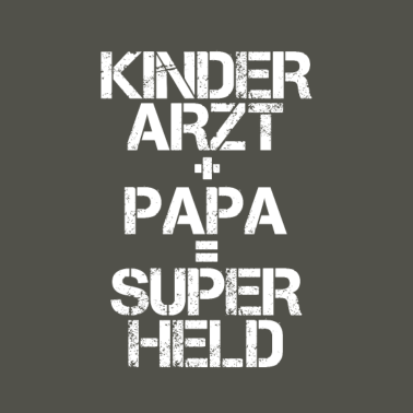 Motiv Kinderarzt Arzt Papa Vater Superheld Geschenk