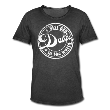 Geburtstagsgeschenk Vater T-Shirt - Herren Vintage Bester Papa Der Welt Retro Vatertag