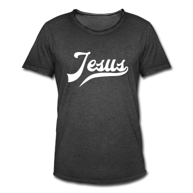 Geburtstagsgeschenk Vater T-Shirt - Jesus - Lettering T-Shirt