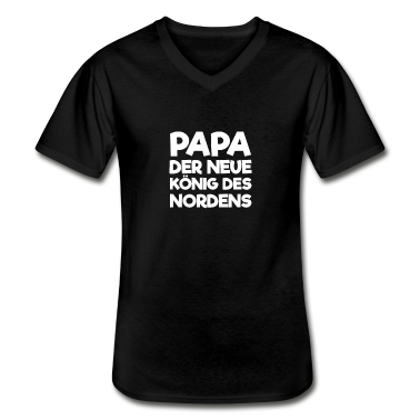 Geburtstagsgeschenk Vater T-Shirt - Papa König Des Nordens