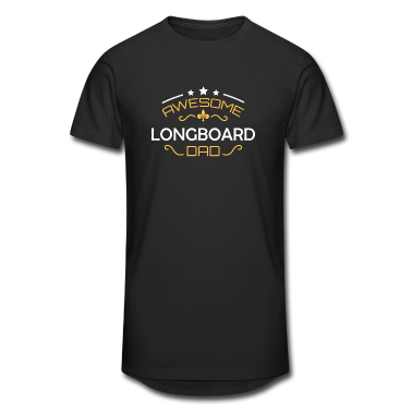 Geburtstagsgeschenk Vater T-Shirt - Longboard dad