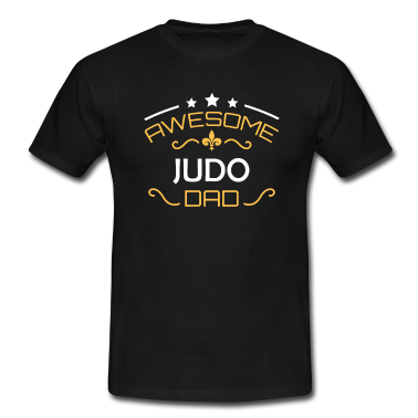 Geburtstagsgeschenk Vater T-Shirt - Judo dad