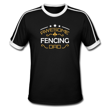 Geburtstagsgeschenk Vater T-Shirt - Fencing dad