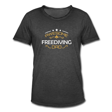 Geburtstagsgeschenk Vater T-Shirt - Freediving dad