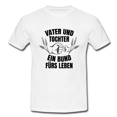 Geburtstagsgeschenk Vater T-Shirt - Vater und Tochter