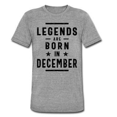 Geburtstagsgeschenk Vater T-Shirt - Geburtstagsgeschenk-Legenden werden im Dezember geboren