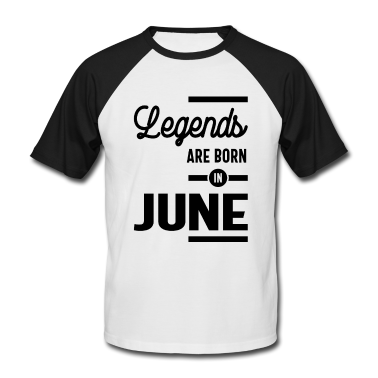 Geburtstagsgeschenk Vater T-Shirt - Geburtstagsgeschenk-Legenden werden im Juni geboren