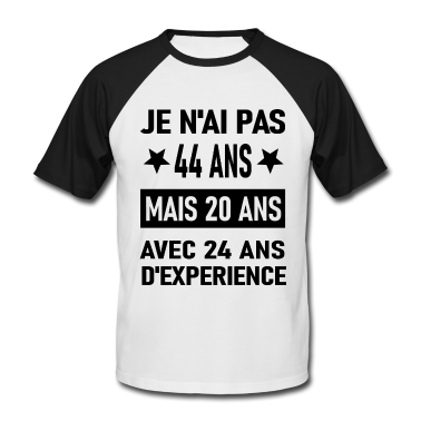 Geburtstagsgeschenk Vater T-Shirt - Ich bin nicht 44. Geburtstagsgeschenk