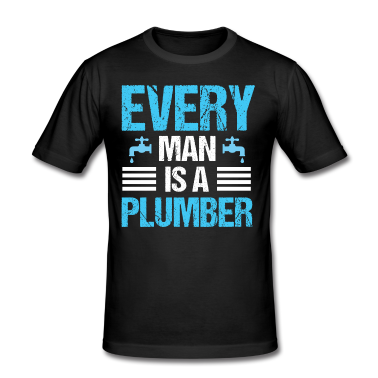 Geburtstagsgeschenk Vater T-Shirt - Jeder Mann ein Klempner Klempnerarbeit Geburtstagsgeschenk