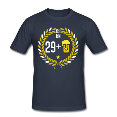 Geburtstagsgeschenk Vater T-Shirt - Ich Bin 29 + Bier - Geburtstagsgeschenk Bierkrug