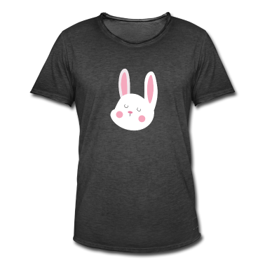 Geburtstagsgeschenk Vater T-Shirt - Niedliche Häschen-Rosa-Ear