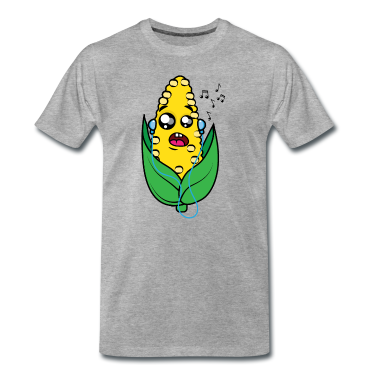 Geburtstagsgeschenk Vater T-Shirt - Corn Musik hören