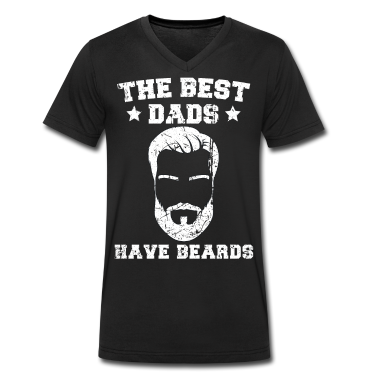 Geburtstagsgeschenk Vater T-Shirt - Vater Bart bärtig Vater mit Bart