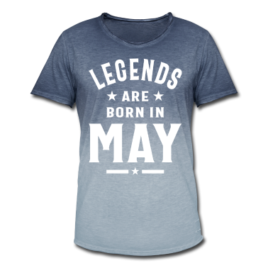 Geburtstagsgeschenk Vater T-Shirt - Mai Geburtstagsgeschenk Legenden werden im Mai geboren