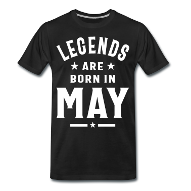 Geburtstagsgeschenk Vater T-Shirt - Mai Geburtstagsgeschenk Legenden werden im Mai geboren