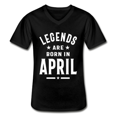Geburtstagsgeschenk Vater T-Shirt - April Geburtstagsgeschenk Legenden werden im April geboren