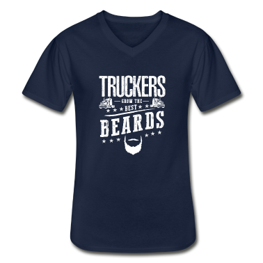 Geburtstagsgeschenk Vater T-Shirt - Bart Trucker Geschenk Geburtstagsgeschenk