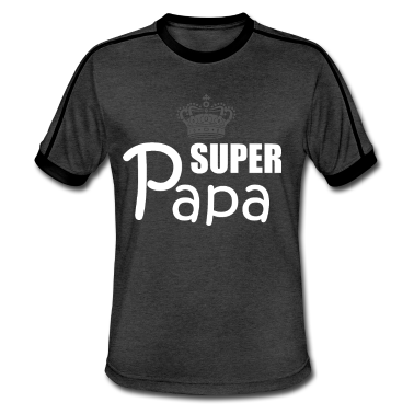 Geburtstagsgeschenk Vater T-Shirt - Super Papa Geburtstagsgeschenk Idee