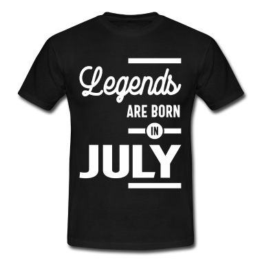 Geburtstagsgeschenk Vater T-Shirt - Juli Geburtstagsgeschenk Legenden werden im Juli geboren