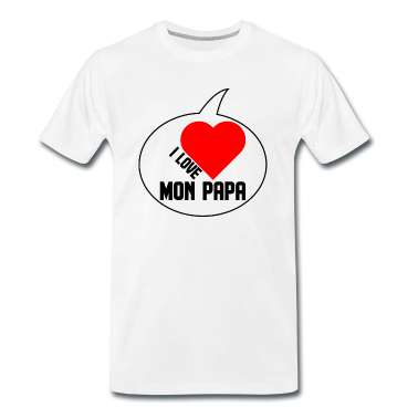 Geburtstagsgeschenk Vater T-Shirt - Ich liebe meinen Vater