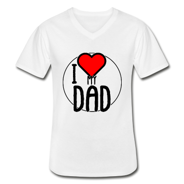 Geburtstagsgeschenk Vater T-Shirt - Ich liebe meinen Vater.