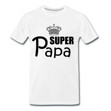 Geburtstagsgeschenk Vater T-Shirt - Super Papa Geburtstagsgeschenk Idee