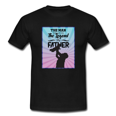 Geburtstagsgeschenk Vater T-Shirt - Vater und Sohn