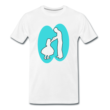 Geburtstagsgeschenk Vater T-Shirt - Vater und Tochter