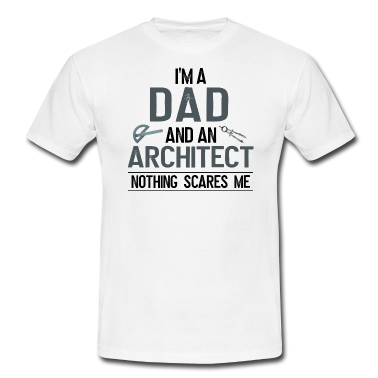 Geburtstagsgeschenk Vater T-Shirt - Architekt Vater