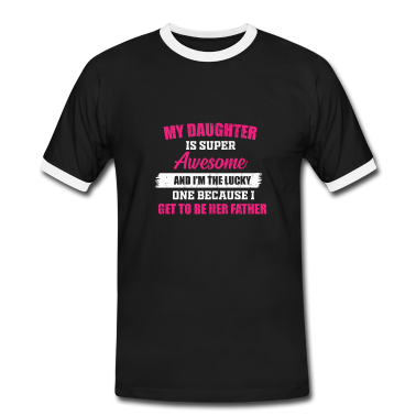 Geburtstagsgeschenk Vater T-Shirt - Vater Tochter