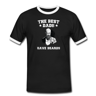 Geburtstagsgeschenk Vater T-Shirt - Vater Bart bärtig Vater mit Bart