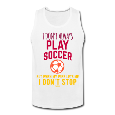 Geburtstagsgeschenk Vater Tank Top - Fußball Vater Geburtstagsgeschenk Ehemann