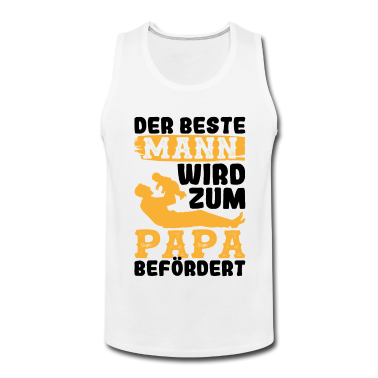 Geburtstagsgeschenk Vater Tank Top - Mann wird zum Papa befördert Vater Loading Ich