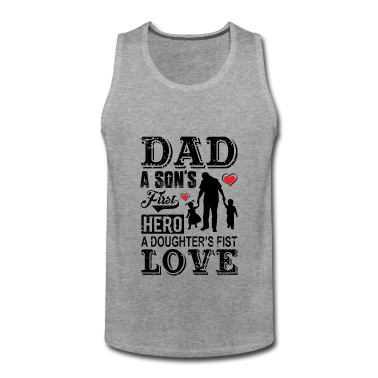 Geburtstagsgeschenk Vater Tank Top - Vater ein Sohn Familie Jubiläum Geburtstagsgeschenk