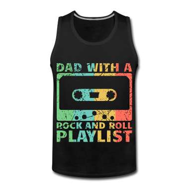 Geburtstagsgeschenk Vater Tank Top - Vater und Rock and Roll