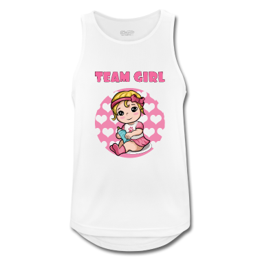 Geburtstagsgeschenk Vater Tank Top - Party Team Süss Pink Mädchen Tochter I Geschenk