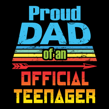 Motiv Stolzer Vater eines offiziellen Teenager Geburtstagsgeschenk
