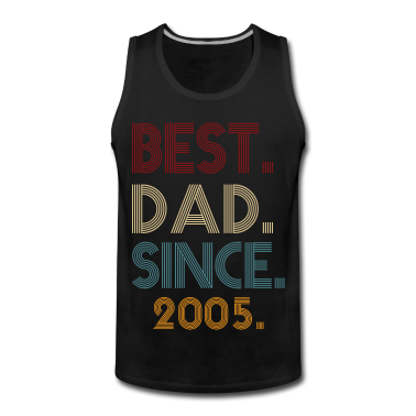 Geburtstagsgeschenk Vater Tank Top - Bester Vater seit 2005, 16. Geburtstagsgeschenk