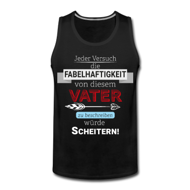 Geburtstagsgeschenk Vater Tank Top - Vatertag Vater Papa Spruch Geschenk Papi Kinder