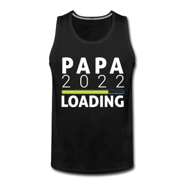 Geburtstagsgeschenk Vater Tank Top - Bald Vater PAPA 2022 Schwanger Eltern werden