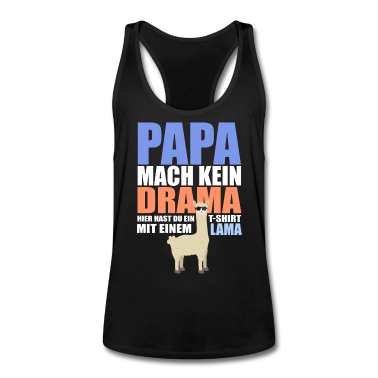 Geburtstagsgeschenk Vater Tank Top - Alpaka Papa Geschenk Vater Tag lustig Lama Tier