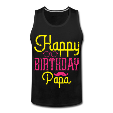 Geburtstagsgeschenk Vater Tank Top - Geburtstag Papa Geschenk