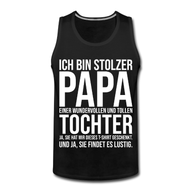 Geburtstagsgeschenk Vater Tank Top - Herren Geburtstagsgeschenk Papa