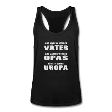 Geburtstagsgeschenk Vater Tank Top - Aus kindern werden Väter aus Vätern werden Opas